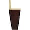 Ekena Millwork 2-Sided (L-beam) Hand Hewn Endurathane Faux Wood Ceiling Beam, Premium Cherry, 4"W x 8"H  x 8'L BMHH2C0040X080X096ZY - alternate 5